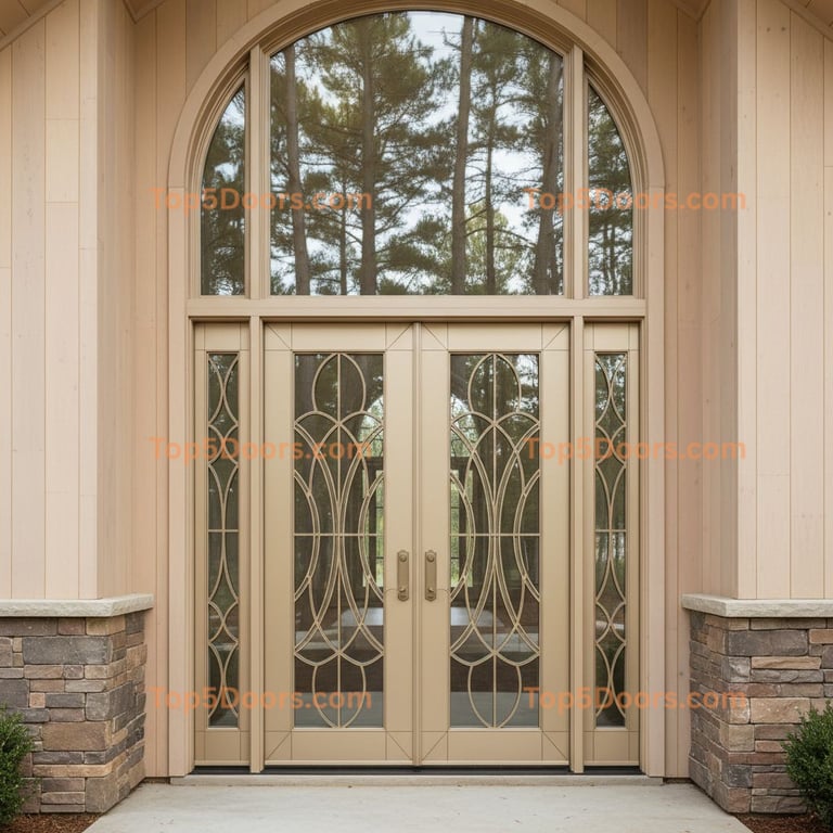 Alabama arched double scandinavian Door