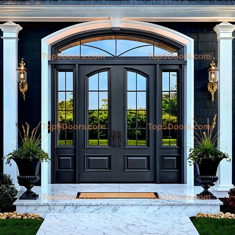Alabama arched double coastal Door