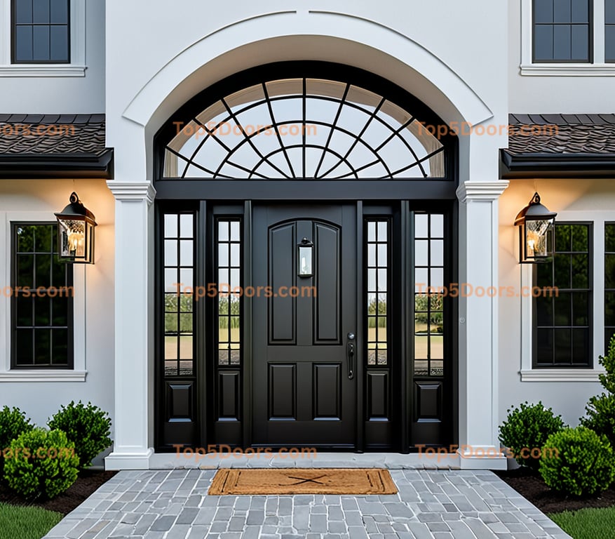 Alabama arched single scandinavian Door