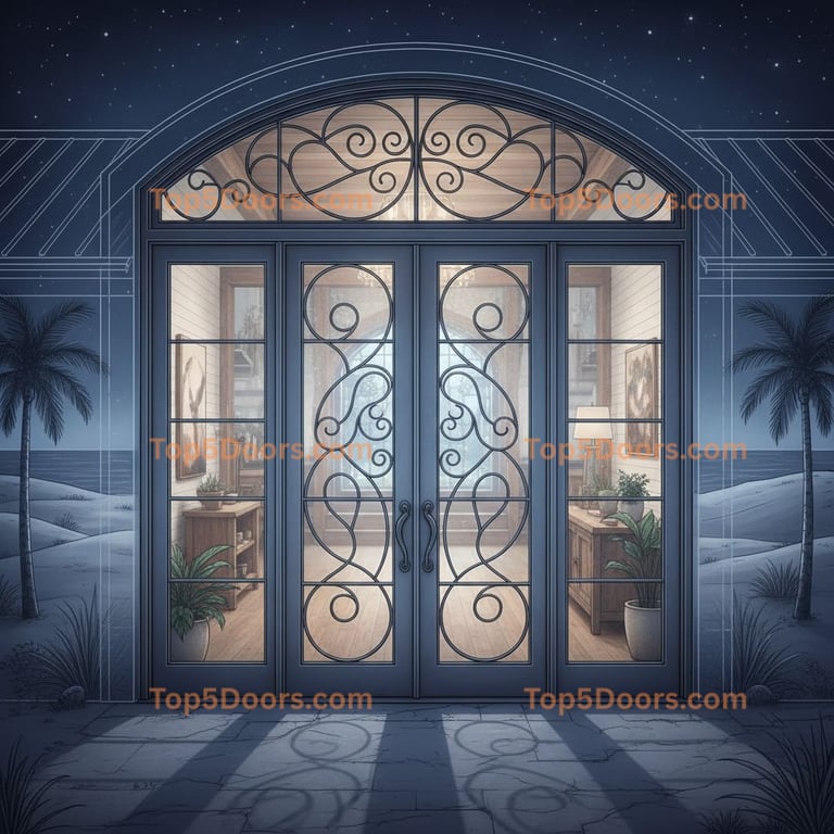 Alabama french door coastal Door