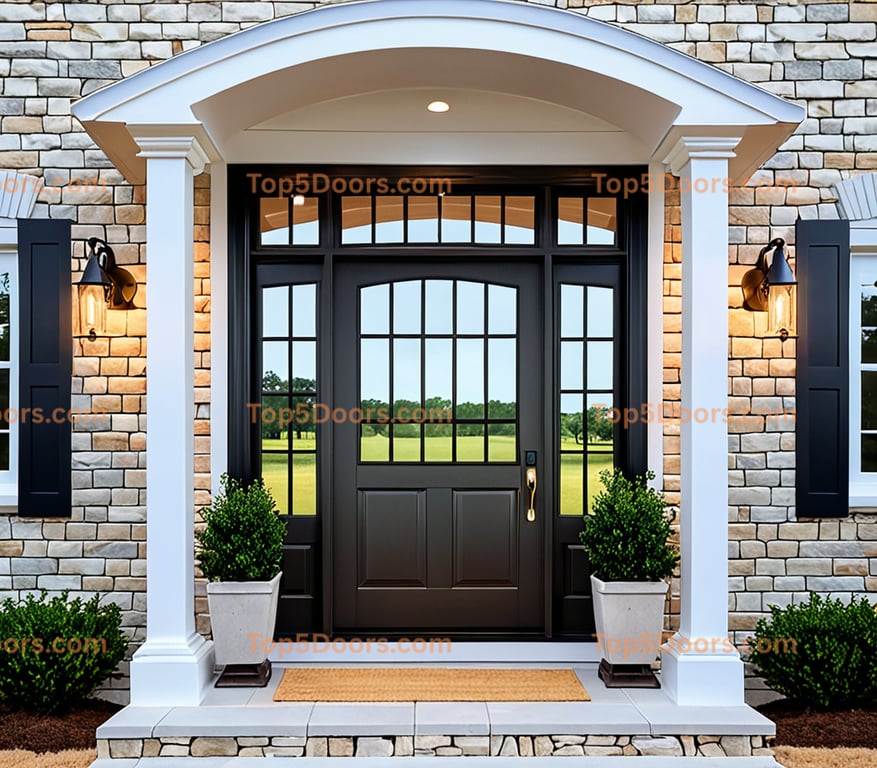 Alabama french door modern farmhouse Door