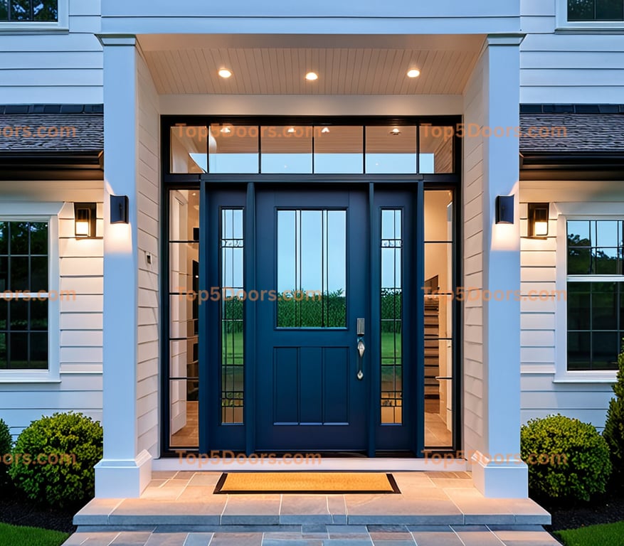 Alabama glass paneled scandinavian Door