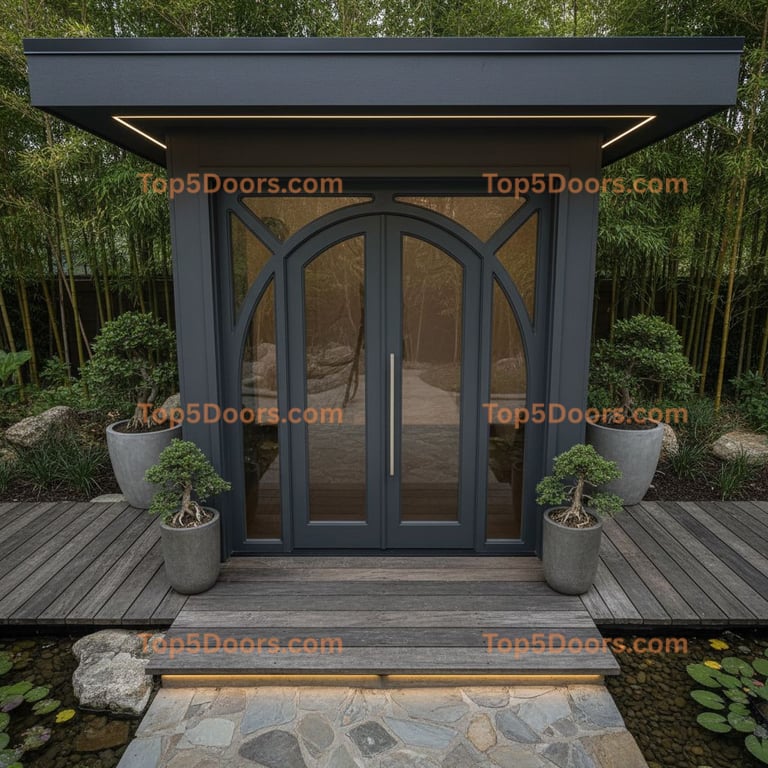 Alabama patio door japanese zen Door