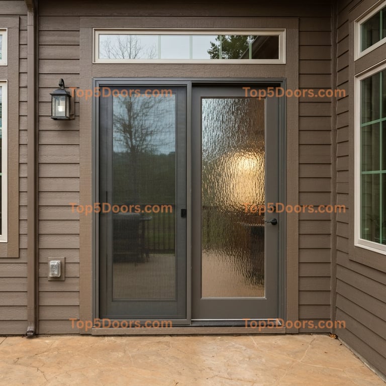 Alabama patio sliding door mountain lodge Door