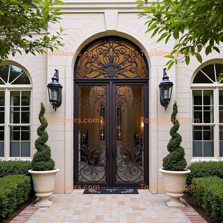 Alabama wine cellar door french provincial Door
