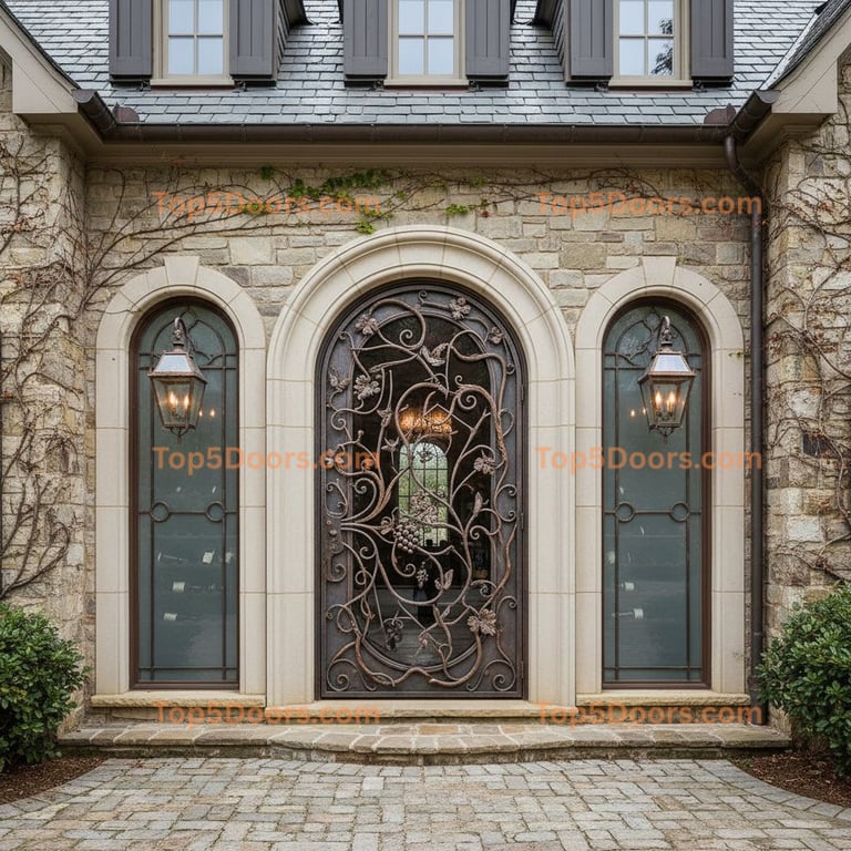 Alabama wine cellar door french provincial Door