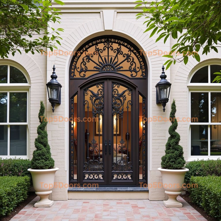 Alabama wine cellar door french provincial Door