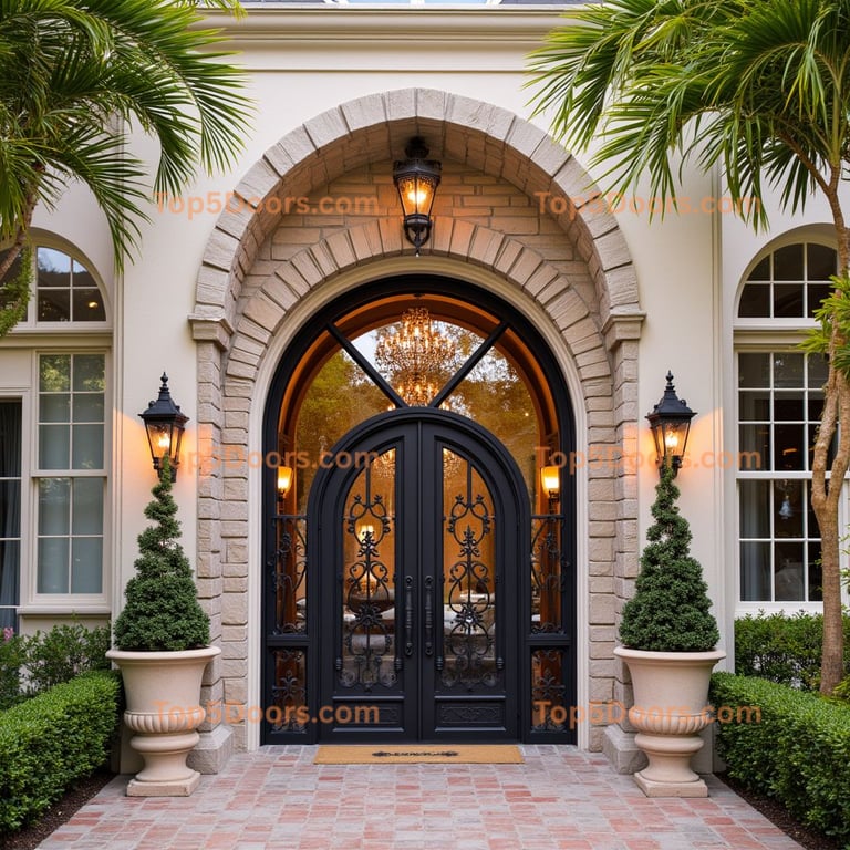 Alabama wine cellar door spanish colonial Door