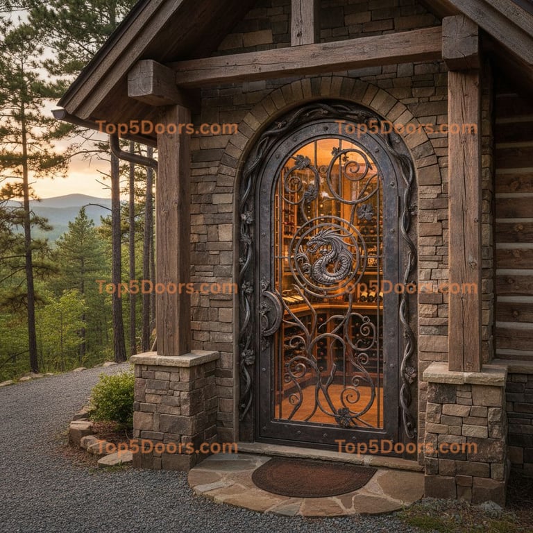 Alabama wine cellar door mountain lodge Door
