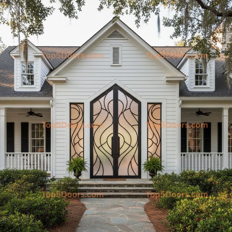 Alabama wrought iron french door cape cod Door