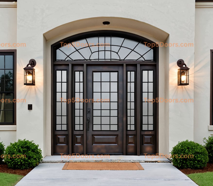 Alabama wrought iron industrial Door