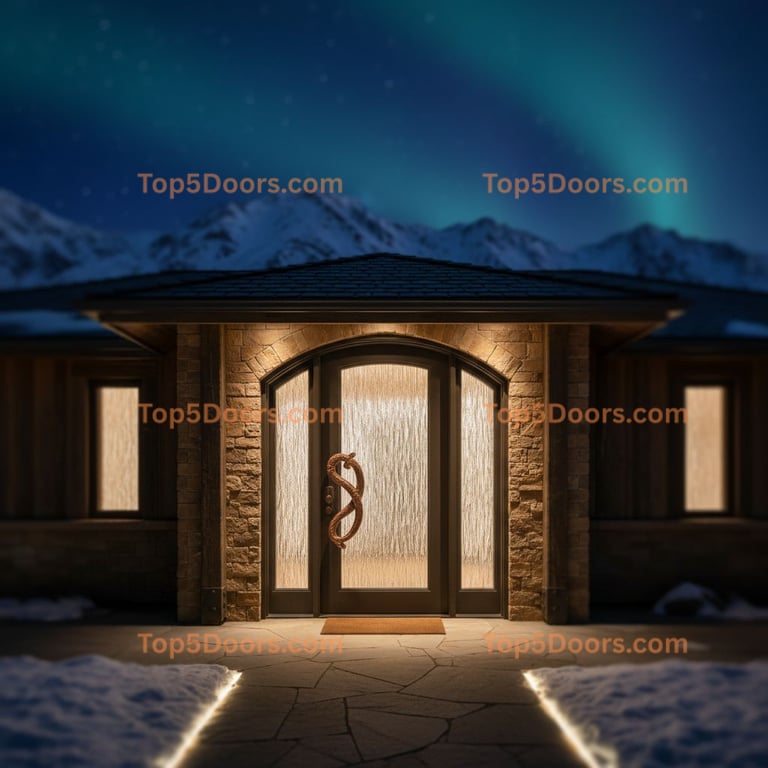 Alaska arched single tuscan Door