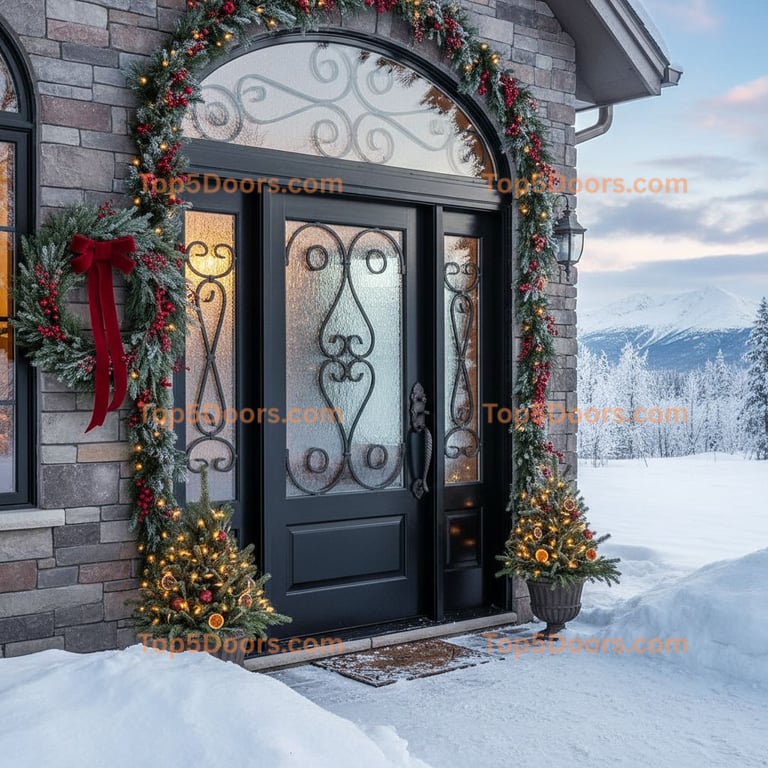 Alaska barn door french provincial Door