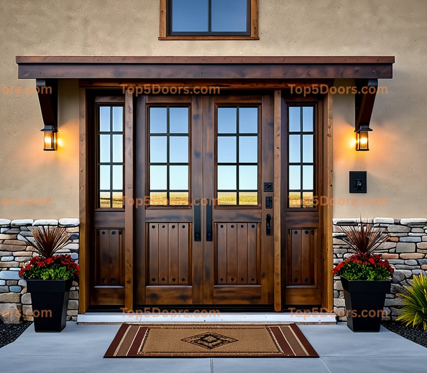Alaska barn door southwestern Door