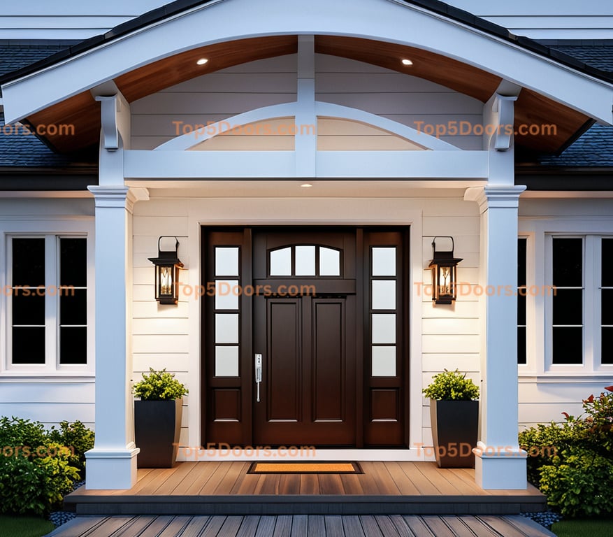 Alaska double japanese zen Door