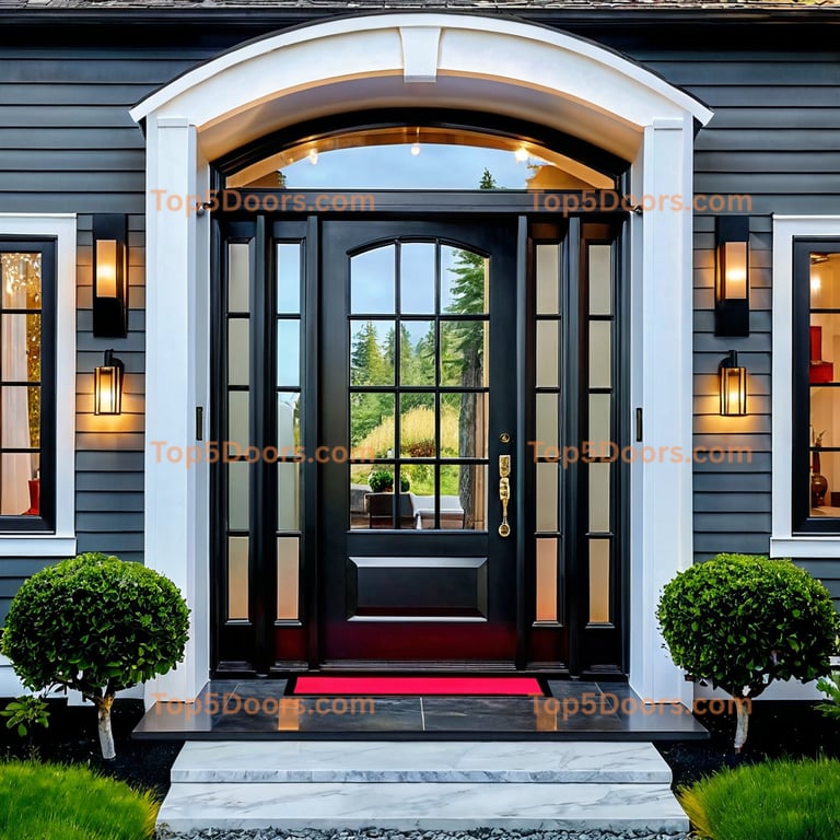 Alaska french door mid-century modern Door