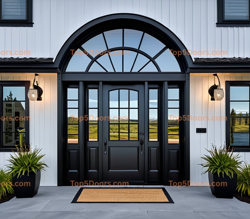 Alaska pivot scandinavian Door