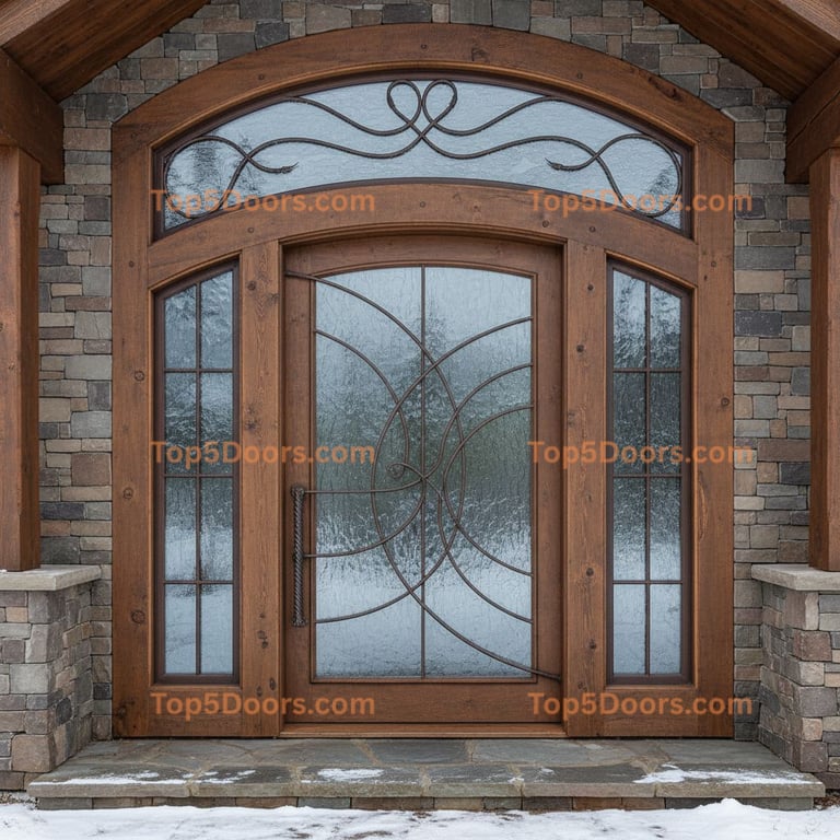 Alaska pivot french country Door