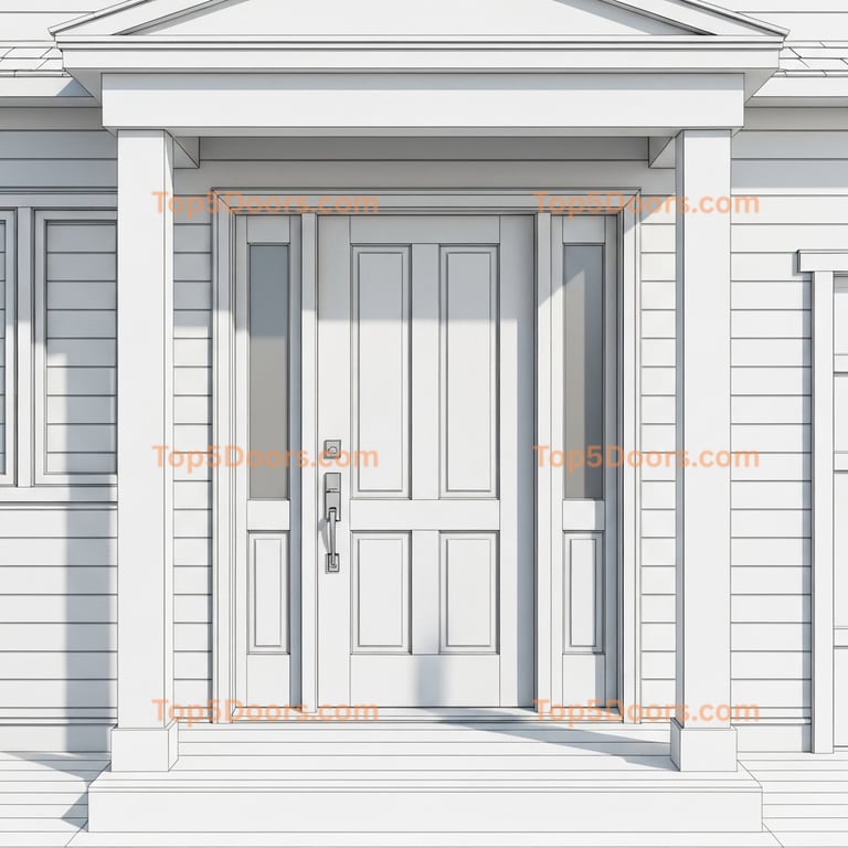 Alaska single scandinavian Door