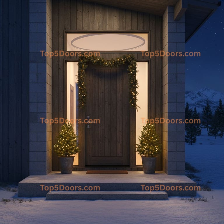 Alaska single minimalist Door