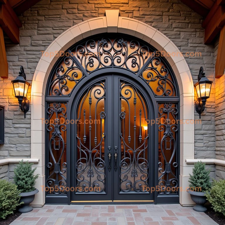 Alaska wine cellar door french provincial Door