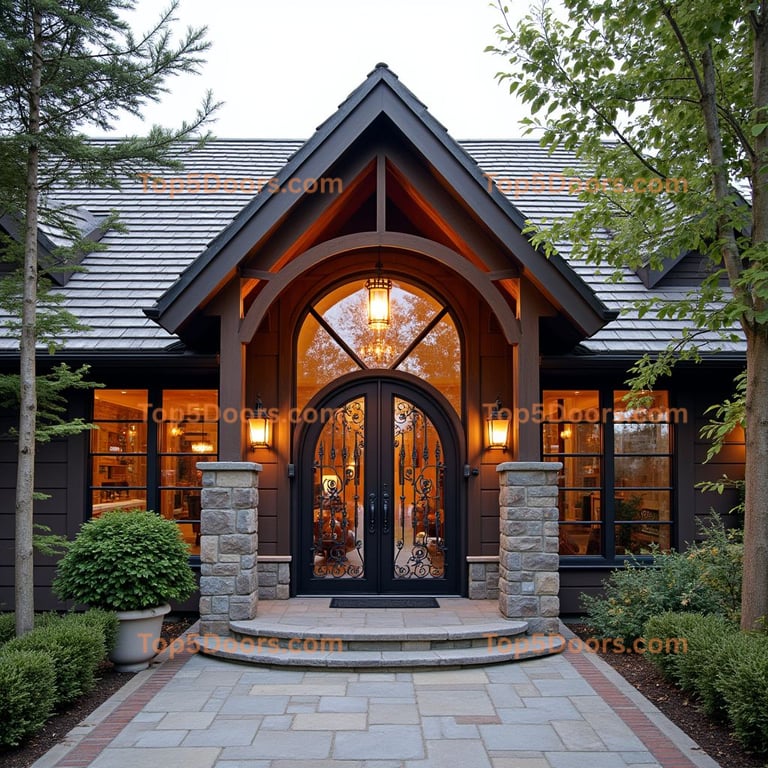 Alaska wine cellar door modern Door