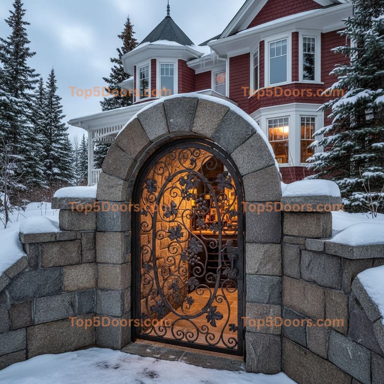 Alaska wine cellar door victorian Door