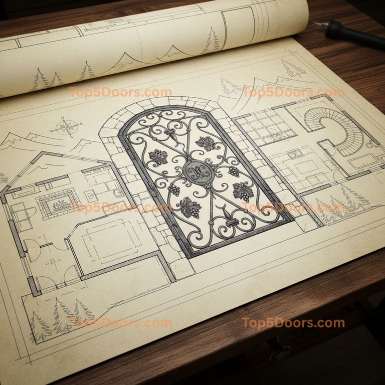 Alaska wine cellar door tuscan Door