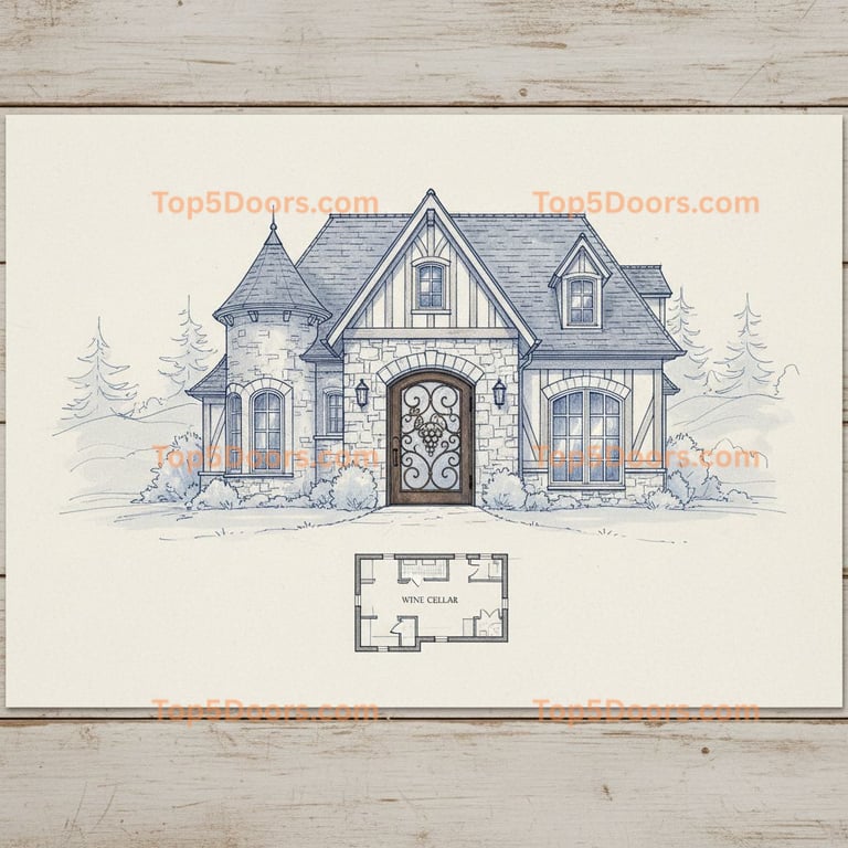 Arched Wrought Iron Doorway