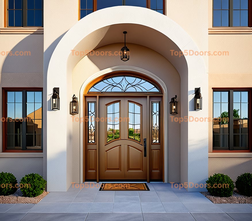 Arizona arched single scandinavian Door