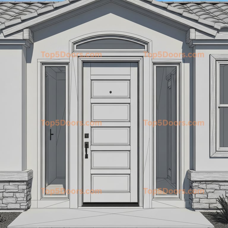 Arizona closet bifold door mediterranean Door