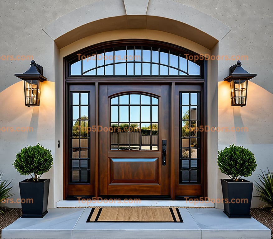 Arizona french door korean modern Door