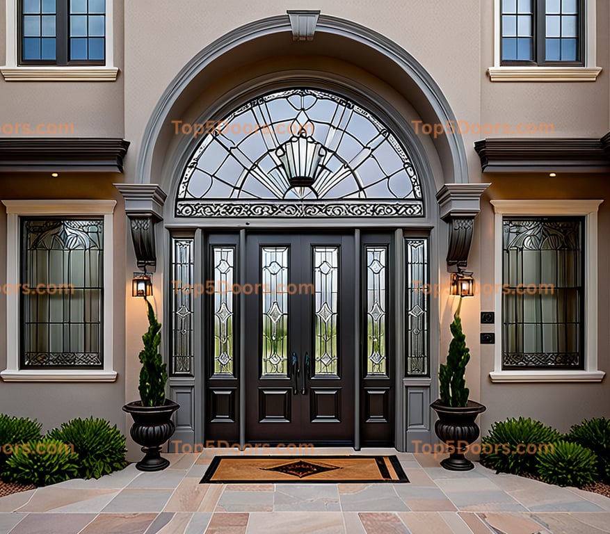 Arizona glass paneled victorian Door