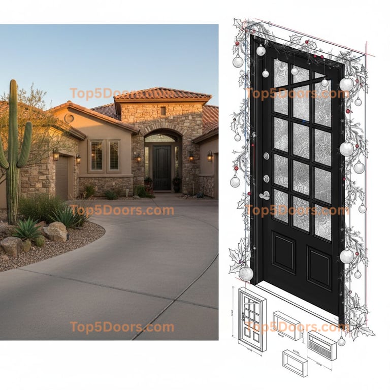 Arizona patio door french provincial Door