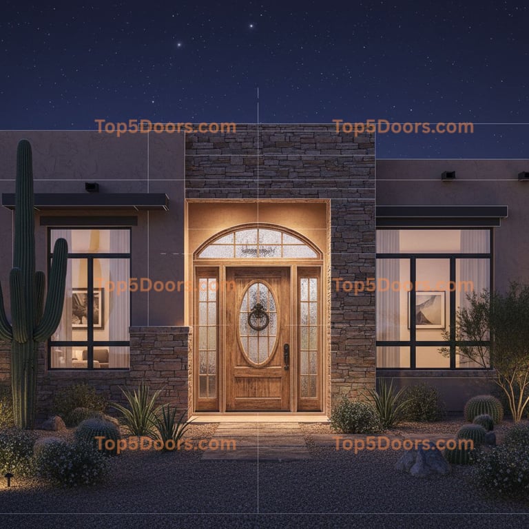 Arizona single contemporary Door