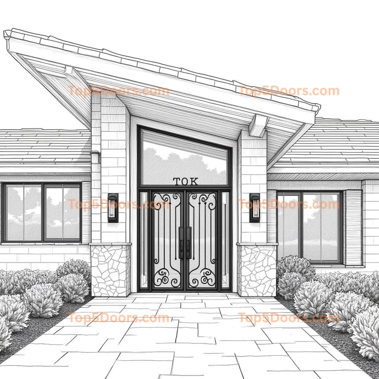 Arizona wine cellar door minimalist Door