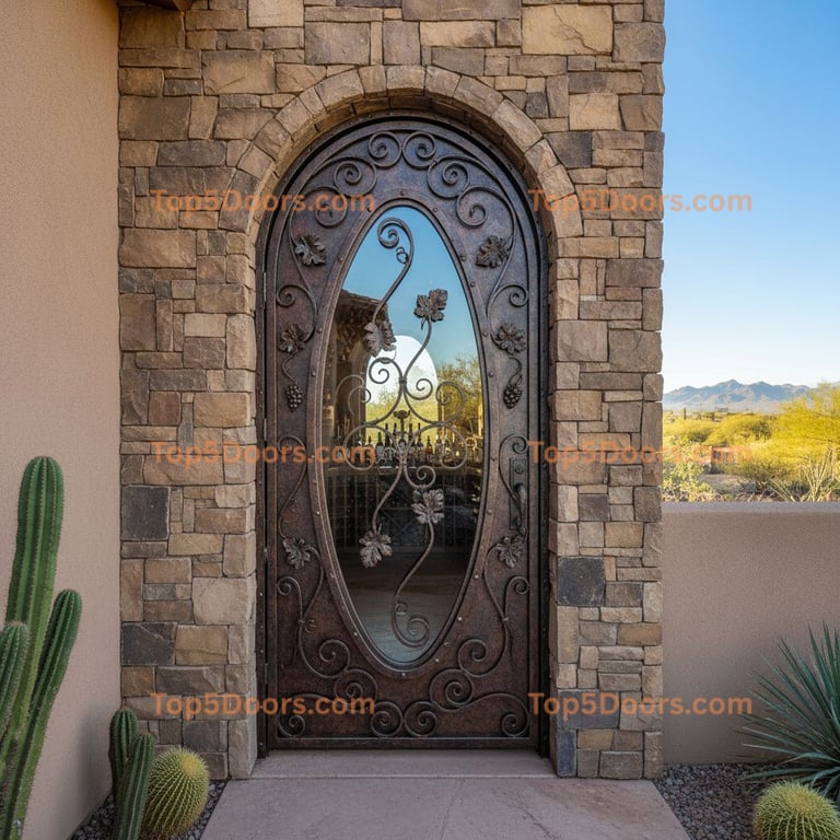 Arizona wine cellar door mediterranean Door