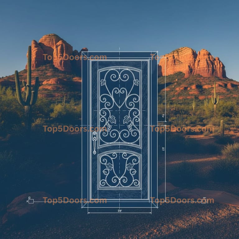 Arizona wine cellar door european classic Door