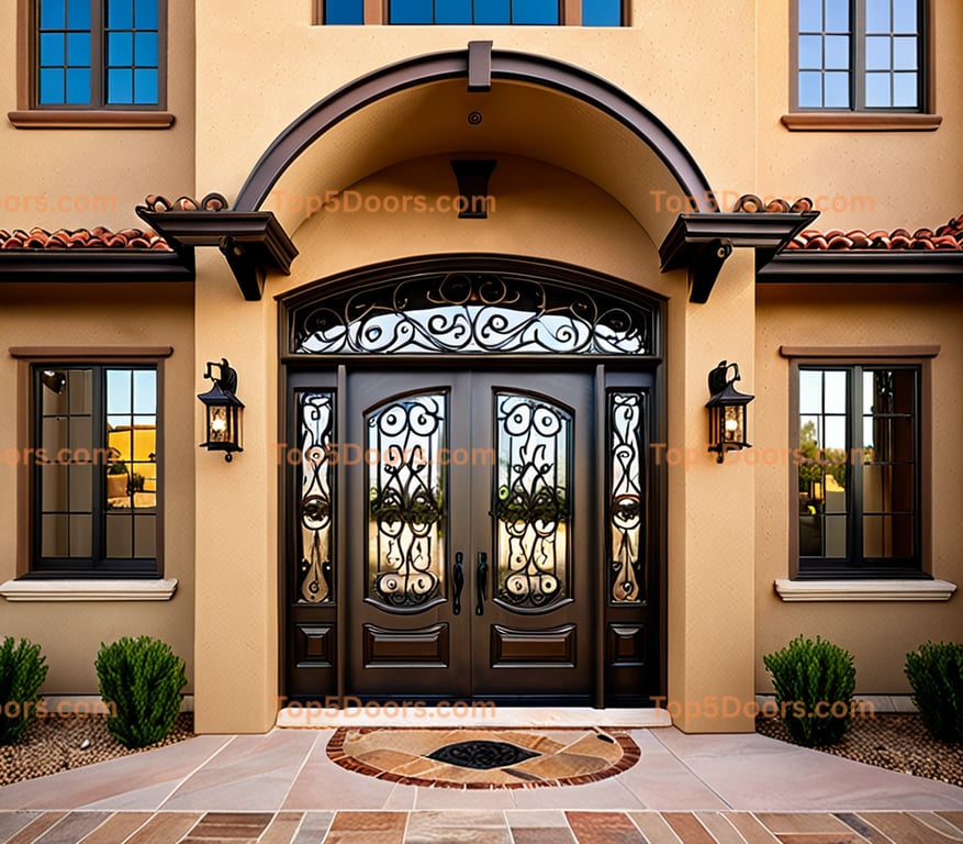 Iron Doors for Spanish Colonial & Mediterranean Homes: Style Matching Guide