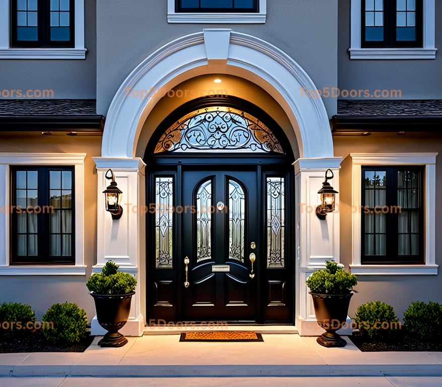 Arkansas arched single victorian Door