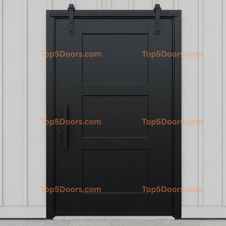 Arkansas barn door modern Door