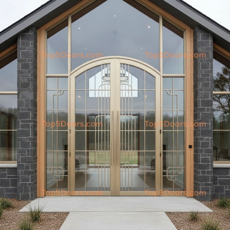 Arkansas closet french door korean modern Door