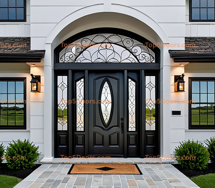 Arkansas double modern farmhouse Door