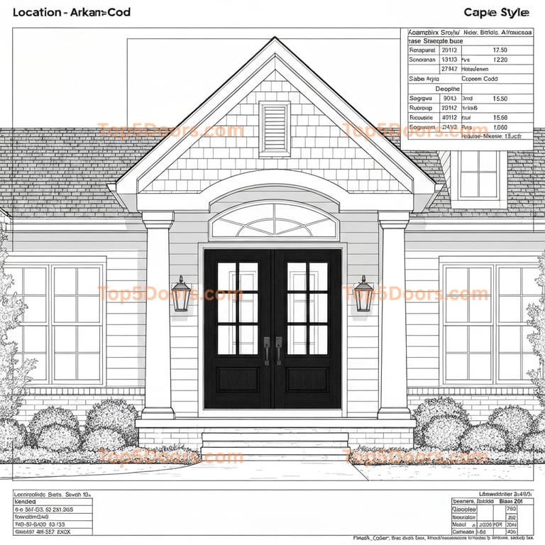 Arkansas double cape cod Door