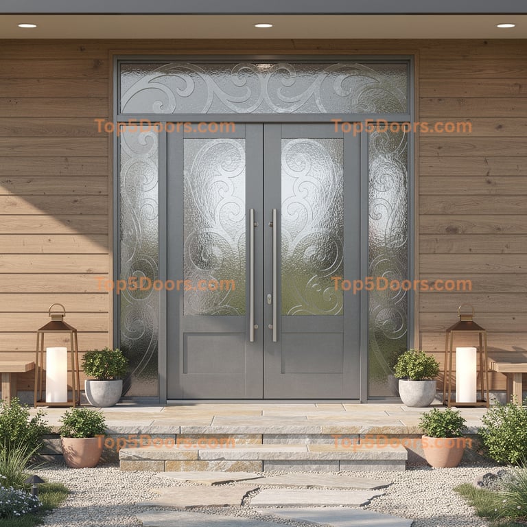 Arkansas french door japanese zen Door