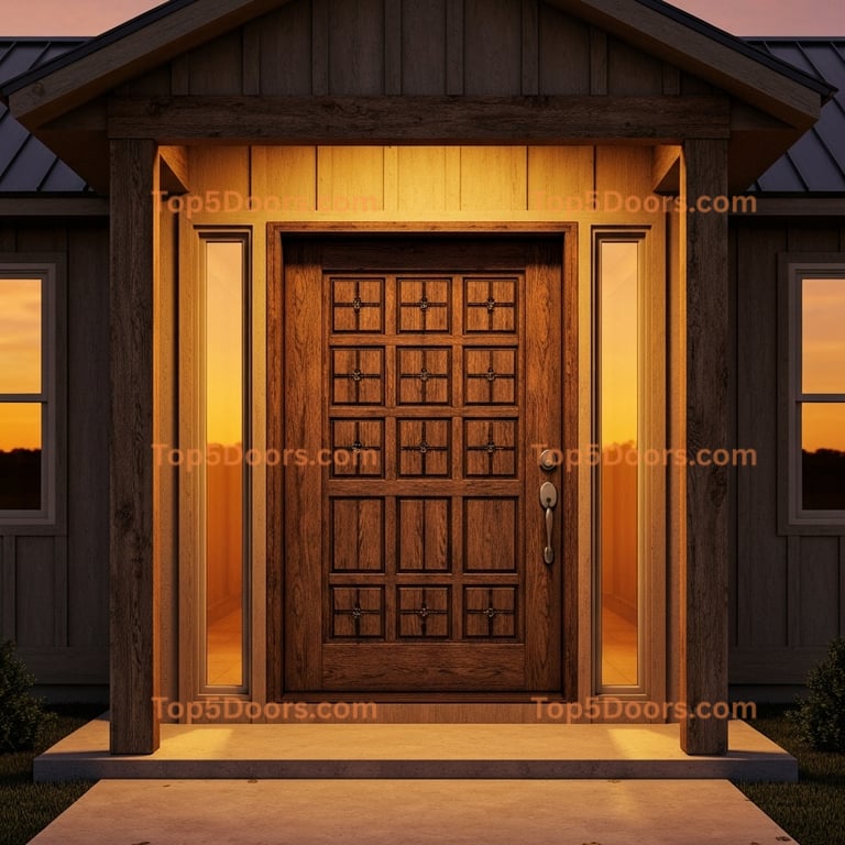 Arkansas front entry door traditional american Door