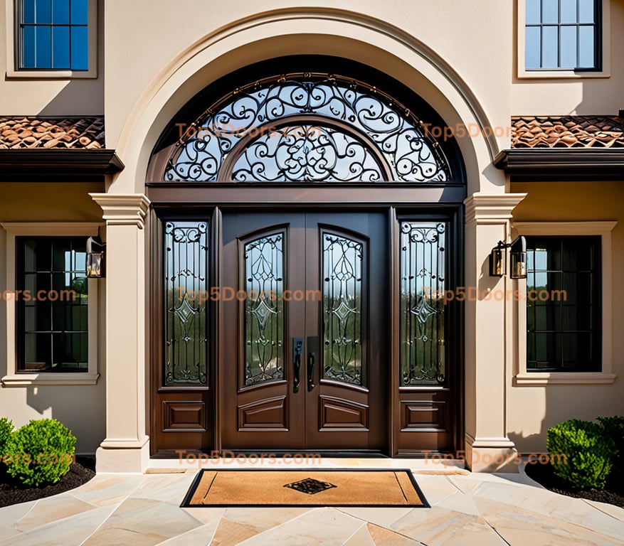Arkansas glass paneled minimalist Door