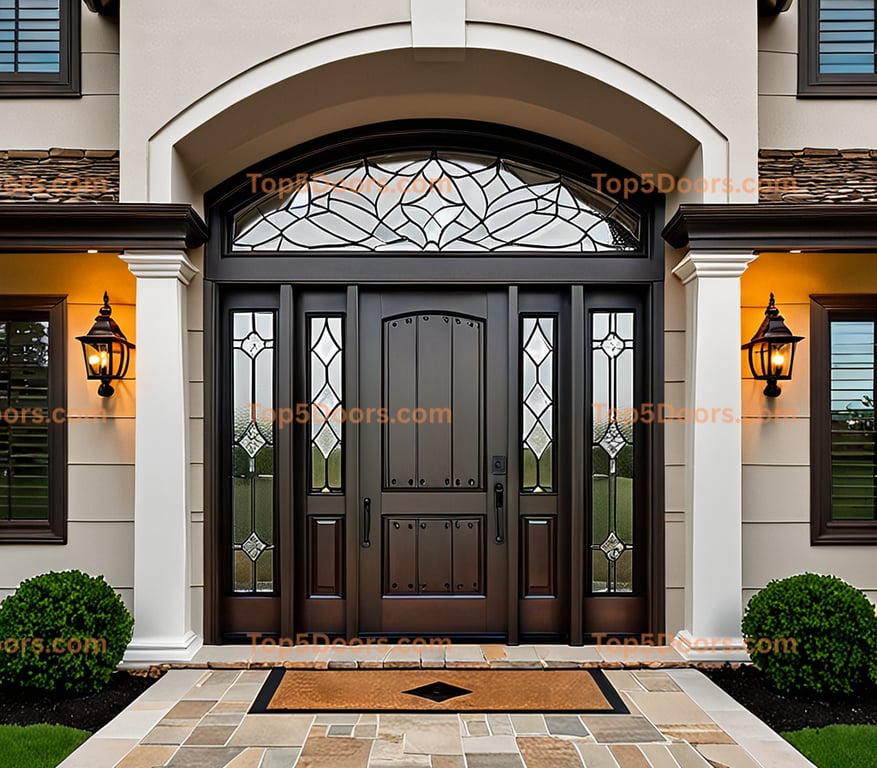 Arkansas solid panel traditional american Door