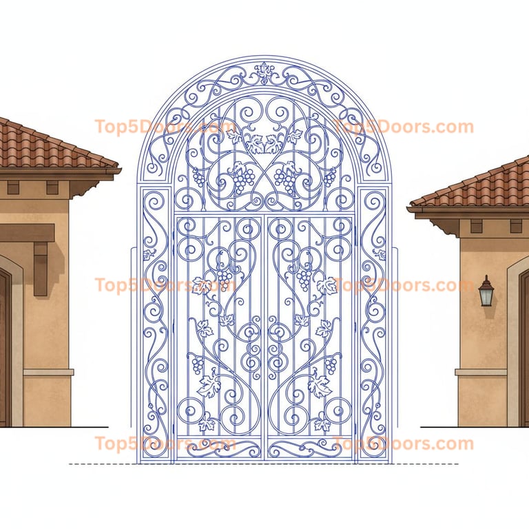 Arkansas wine cellar door mediterranean Door