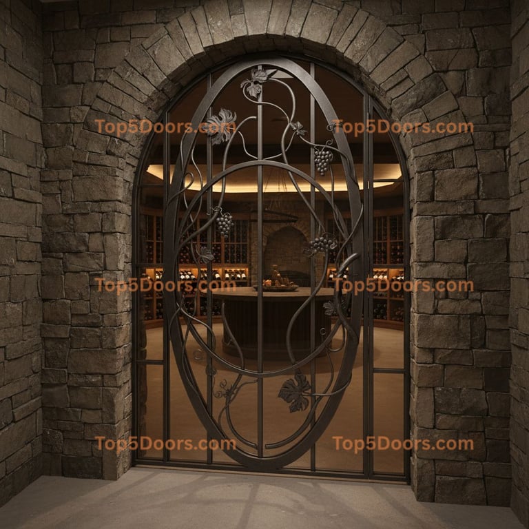 Arkansas wine cellar door modern Door